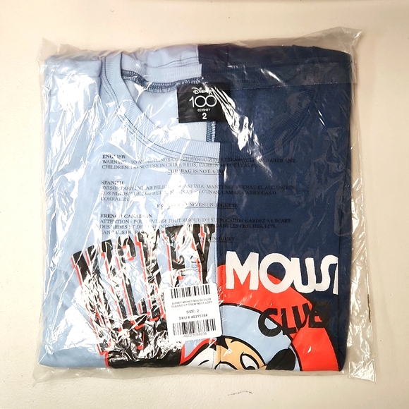 ❤️NWT VINTAGE TORRII MICKEY MOUSE CLUB MOUSEKETEER SWEATSHIRT DISNEY - PLUS SIZE - Picture 5 of 12